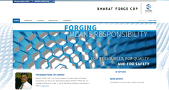 Desktop Screenshot of cdp-bharatforge.com